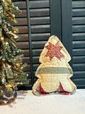Quilt Christmas Tree Red Star