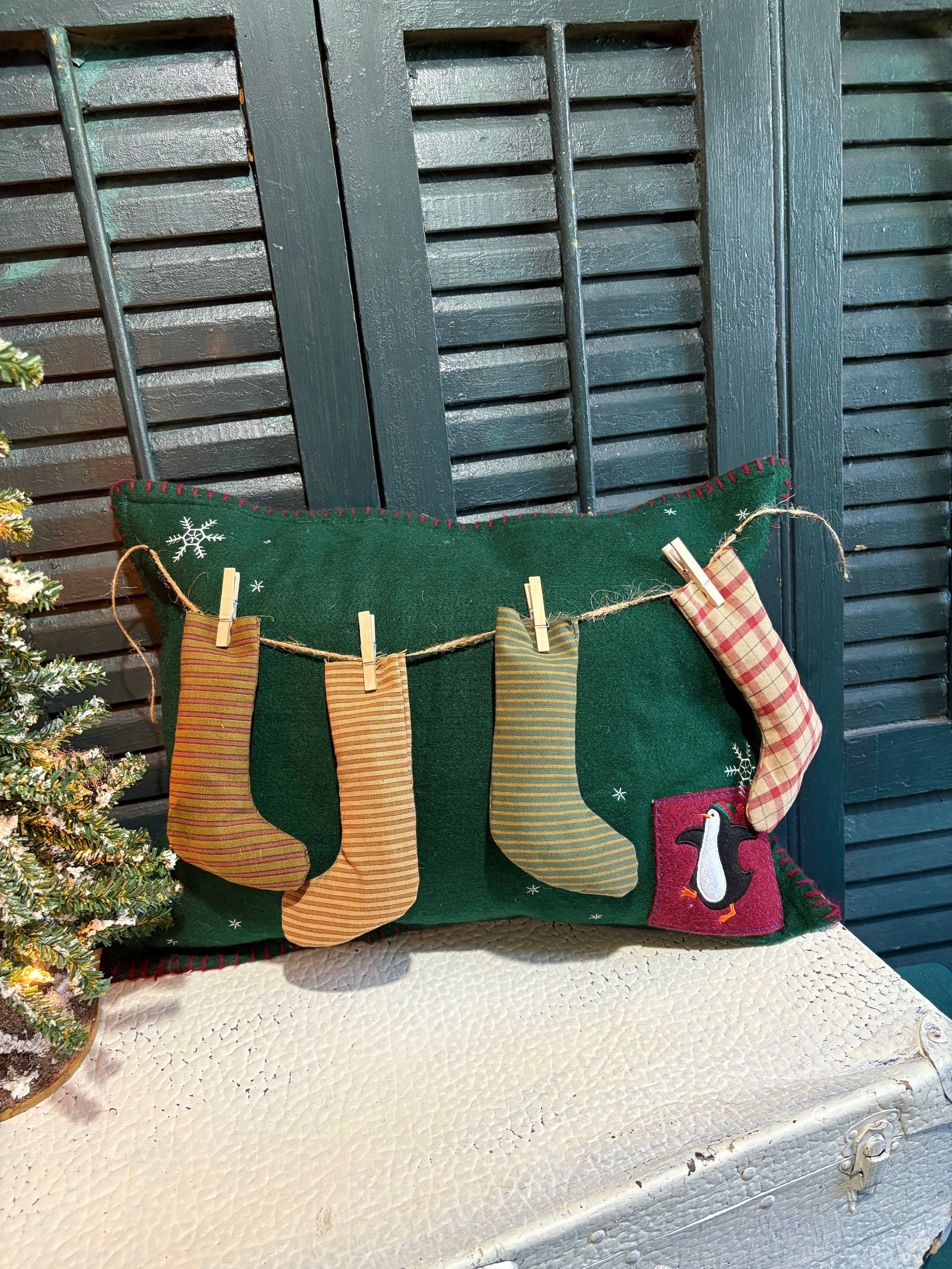 Penguin Stockings Pillow